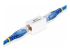 StarTech.com RJ45 Coupler, Inline Cat6 Coupler, Female to Female (F/F) T568 Connector, Unshielded Ethernet Cable Extension (IN-CAT6-COUPLER-U1) - Vänster vinkel