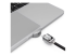 Compulocks Ledge Lock Adaptor for MacBook Pro 13" M1 & M2 with Keyed Cable Lock - Vänster vinkel