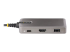 StarTech.com USB-C Multiport Adapter, 4K 60Hz HDMI, HDR, 3-Port USB Hub, 100W Power Delivery Pass-Through, USB Type C Mini Docking Station, Certified Works with Chromebook - Närbild