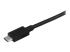 StarTech.com 6ft/1.8m USB C to DisplayPort 1.2 Cable 4K 60Hz, USB-C to DisplayPort Adapter Cable HBR2, USB Type-C DP Alt Mode to DP Monitor Video Cable, Works with Thunderbolt 3, Black - Närbild