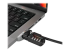 Compulocks Ledge Lock Adapter for MacBook Pro 14" M1, M2 & M3 with Combination Cable - Närbild