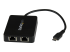 StarTech.com USB-C till dubbel Gigabit Ethernet-adapter med USB-port (Type-A) - Höger vinkel