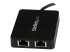 StarTech.com USB-C till dubbel Gigabit Ethernet-adapter med USB-port (Type-A) - Höger vinkel