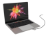 Compulocks Ledge Lock Adaptor for MacBook Pro 13" M1 & M2 with Keyed Cable Lock - Vänster vinkel