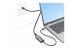 StarTech.com USB-C to Ethernet Adapter, 10/100/1000 Mbps, Gigabit Network Adapter w/ ASIX AX88179A Chip, 1ft/30cm Cable, USB Type C to RJ45 Ethernet Dongle, USB C to LAN Adapter, Windows/macOS/Linux/ChromeOS (US1GC30B2) - Höger vinkel