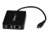 StarTech.com USB-C till dubbel Gigabit Ethernet-adapter med USB-port (Type-A) - Framsidan