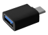V7 - USB-kabel - 24 pin USB-C (hane) vändbar till USB typ A (hona) - Vänster vinkel