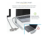 StarTech.com USB-C Multiport Adapter, 4K 60Hz HDMI, HDR, 3-Port USB Hub, 100W Power Delivery Pass-Through, USB Type C Mini Docking Station, Certified Works with Chromebook - Vänster vinkel
