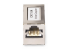 StarTech.com Shielded RJ45 Coupler, Inline Cat6a Coupler, F/F - Vänster sida