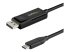 StarTech.com USB C till DisplayPort 1.4-kabel på 2 m för 8K vid 60 Hz/4K - Höger vinkel